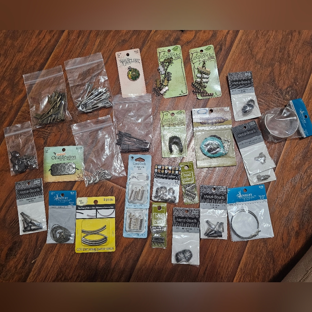 DESTASH Lot Of Jewelry Makimg Supplies Crafts